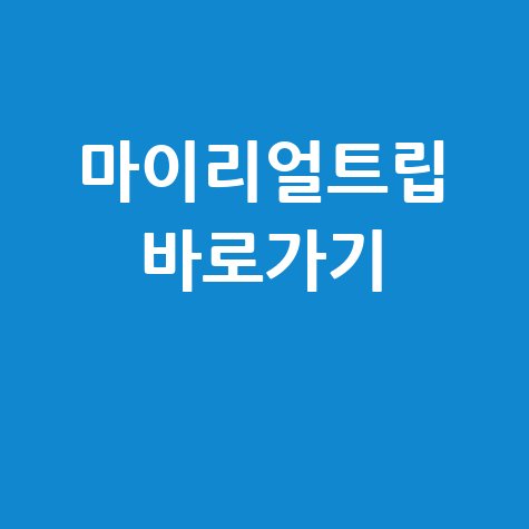 마이리얼트립 홈페이지 바로가기 안내